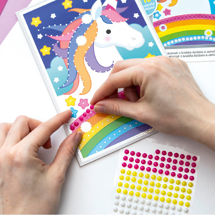 1912-0003 Creative set - Gem sticker picture