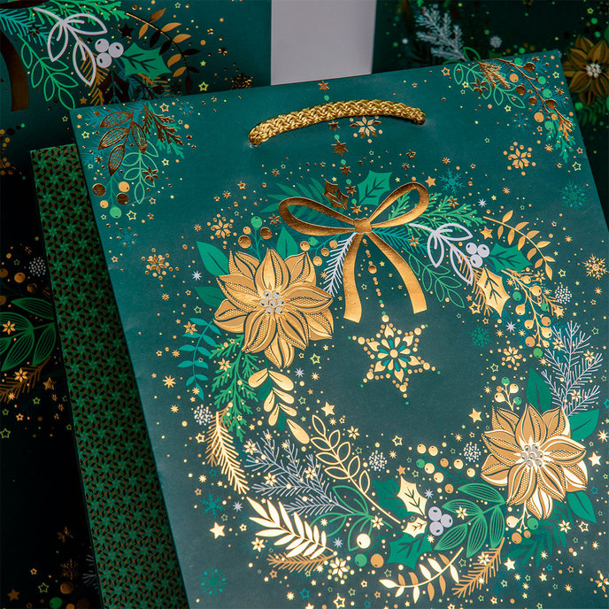 0859-0162 Dárková taška vánoční LUX