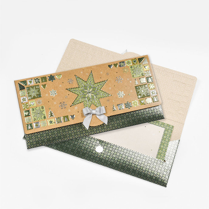 81-6038 Obálka s kartičkou, vánoční