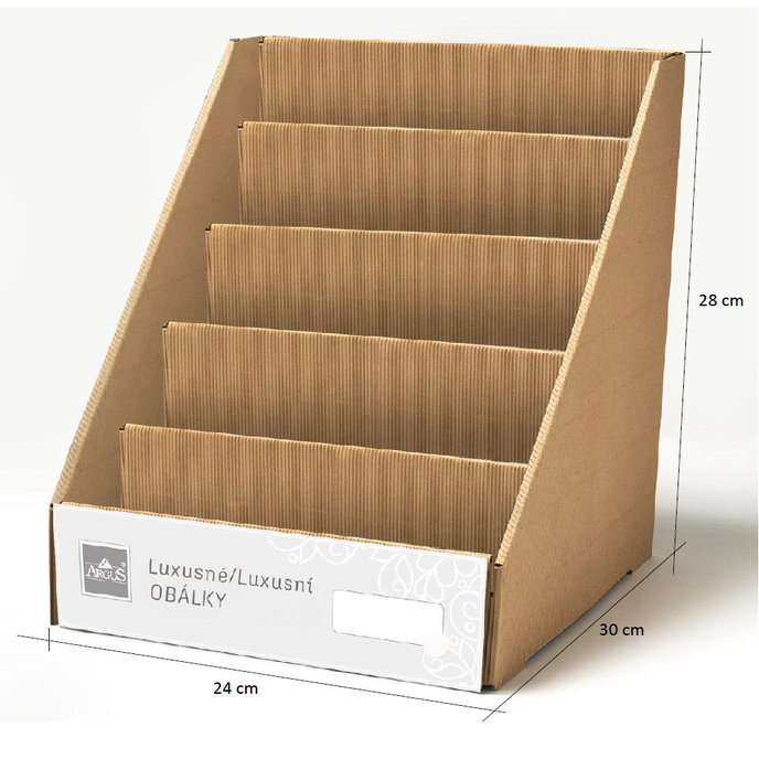 9799-0043 Papírový display na LUX obálky