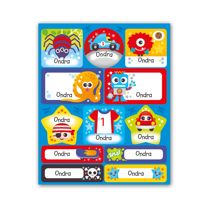 1114-0089 Trhací blok se samolepkami - 15 listů, Ondra