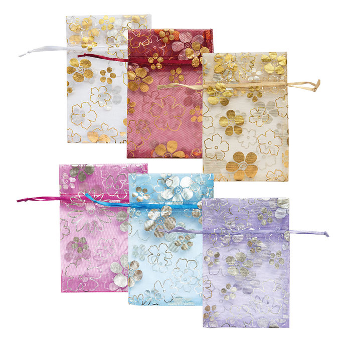 2007-0015 Organzový sáček s ražbou 17x26cm