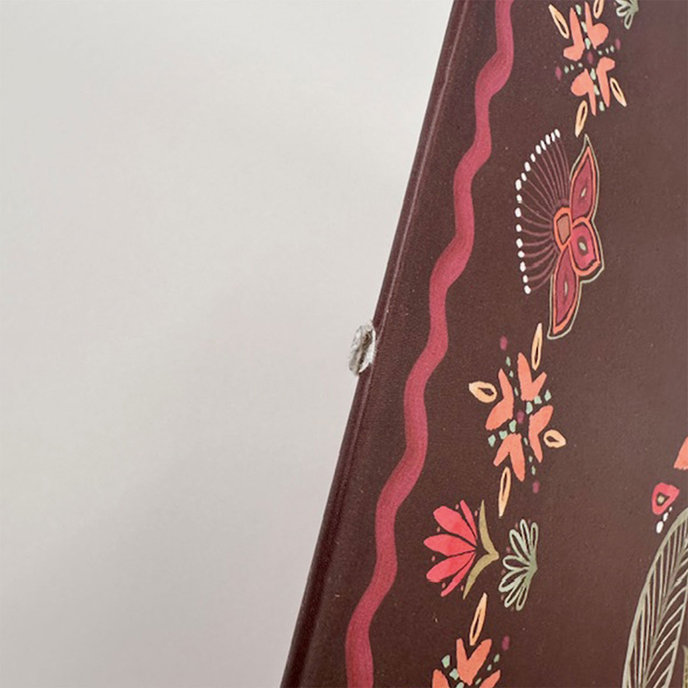 1671-0389  Ring binder A4 Floral scape