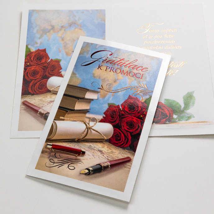 18-6007 Graduation greeting card CZ
