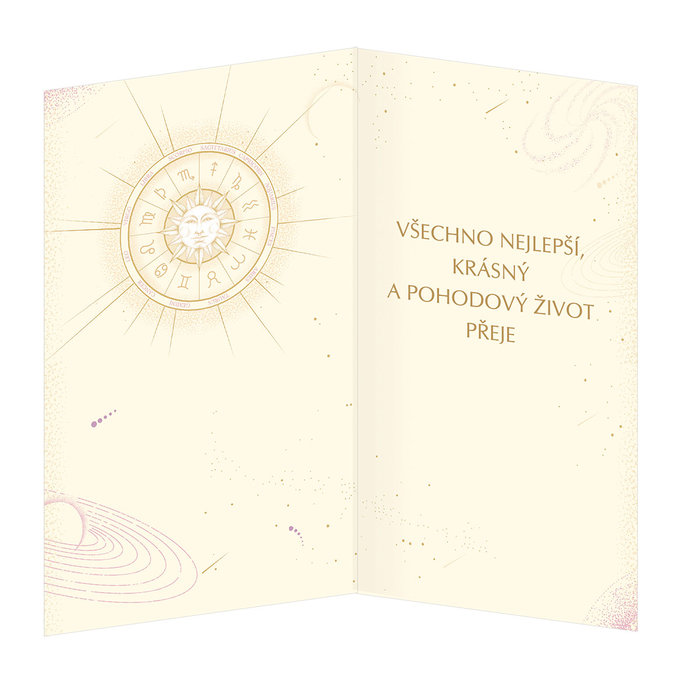 15-6482 Blahopřání gratulační zvěrokruh CZ BERAN