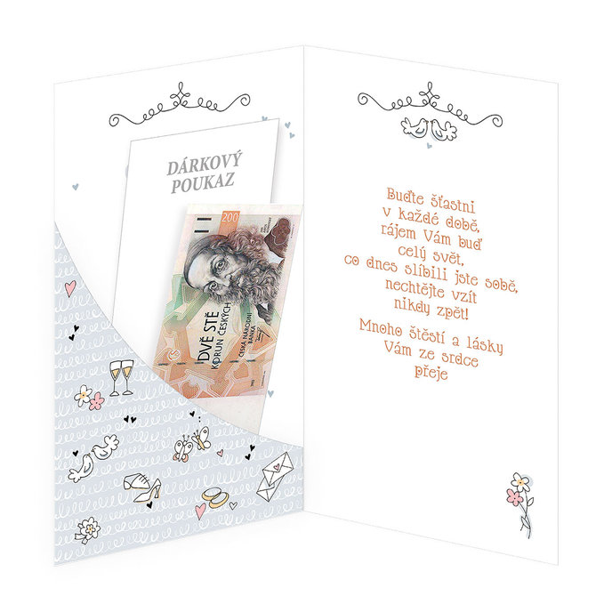 13-6105 Blahopřání svatební CZ