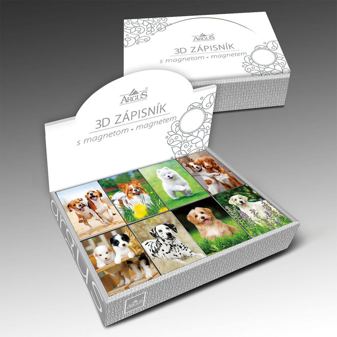 1116-0002 Trhací zápisník s magnetem 3D efekt