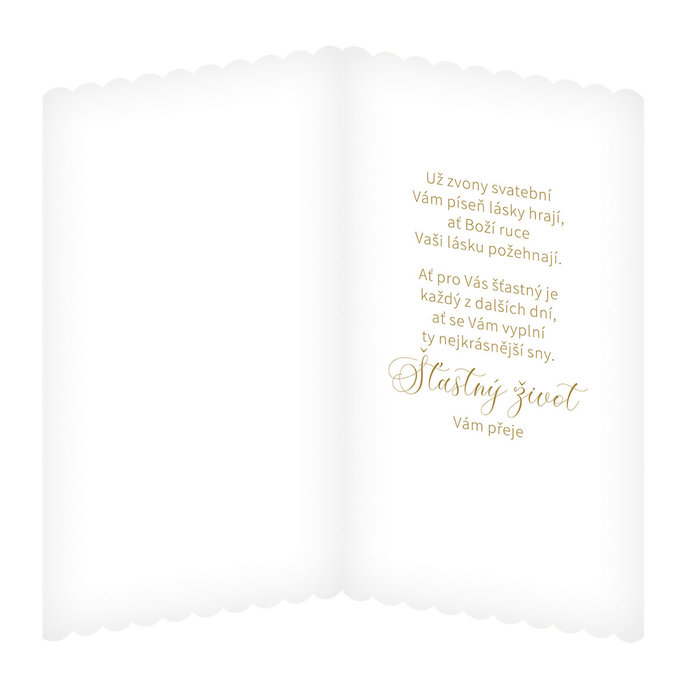 13-433A Blahopřání svatební CZ