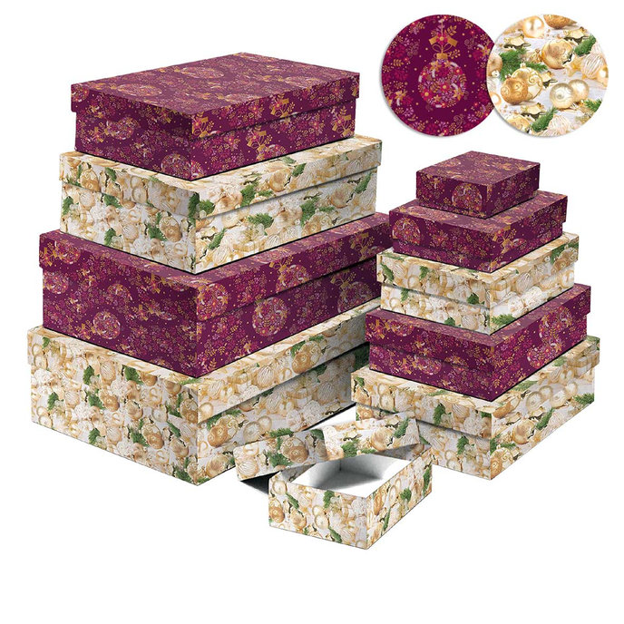 2500-1174 Dárková krabice, set 10ks