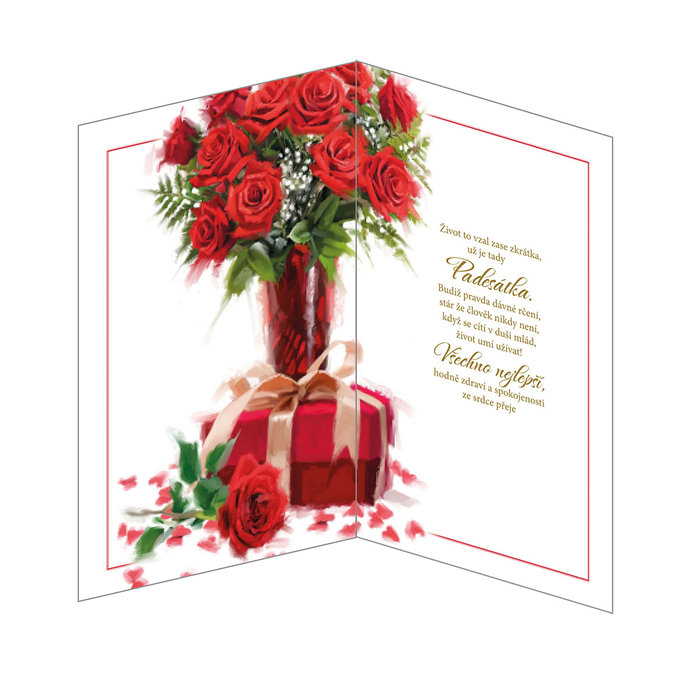 75-644 Blahopřání gratulační CZ/60