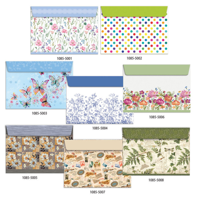 1085-C001 Obálka C5 s potiskem, mix 120ks