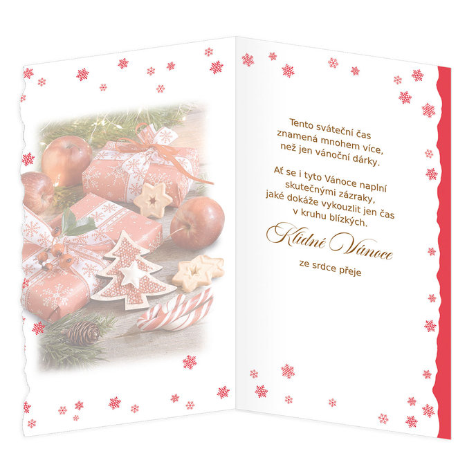 11-6604 Christmas greeting card CZ