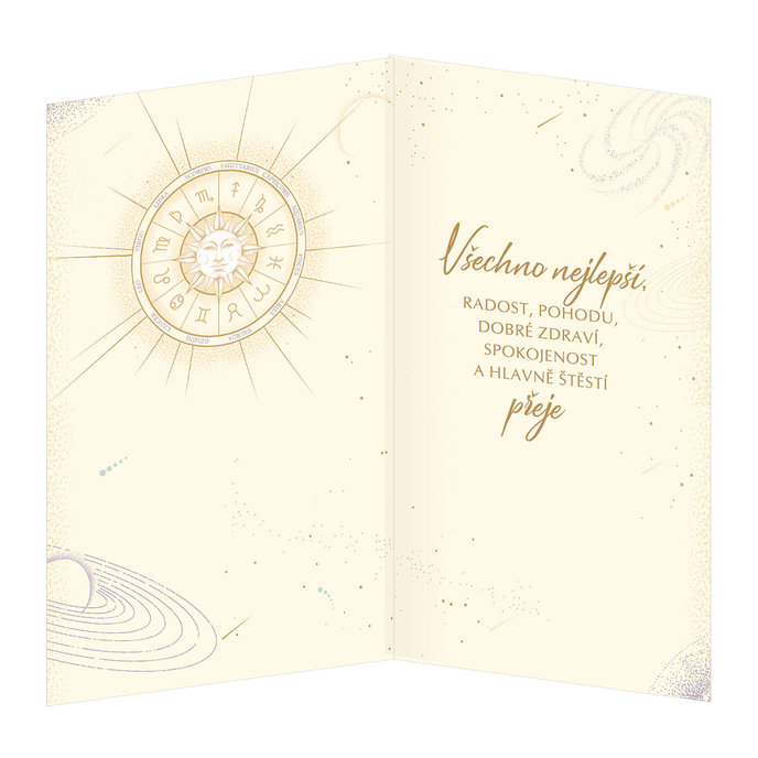 15-6489 Blahopřání gratulační zvěrokruh CZ ŠTÍR