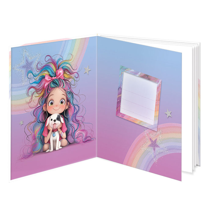 1431-0426 Památník 12,5x14,5 cm Rainbow Ella