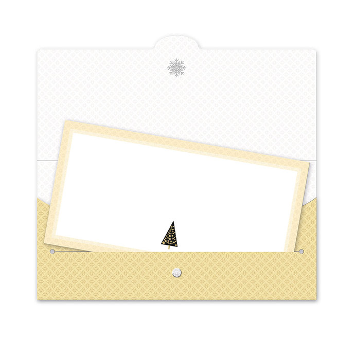 81-6025 Obálka s kartičkou, vánoční