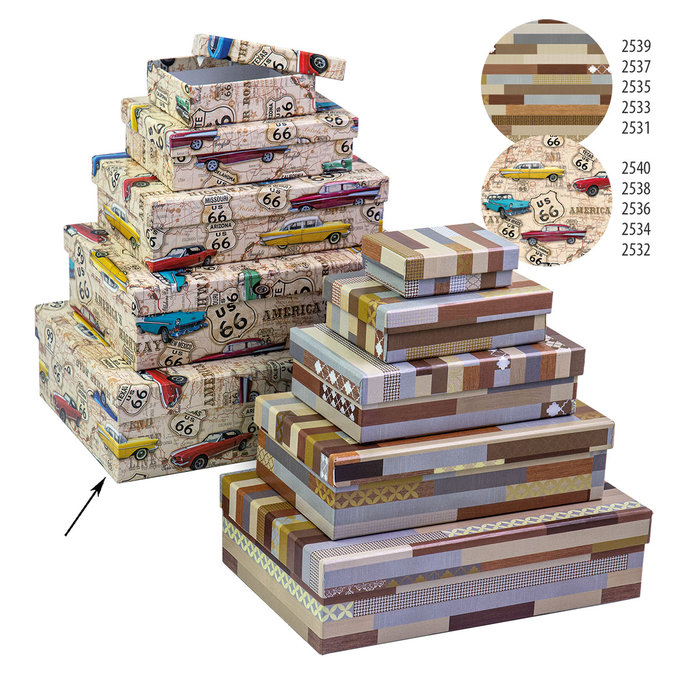 2540-0158 Dárková krabice 26,4x17,6x7,3cm /2500-8158/