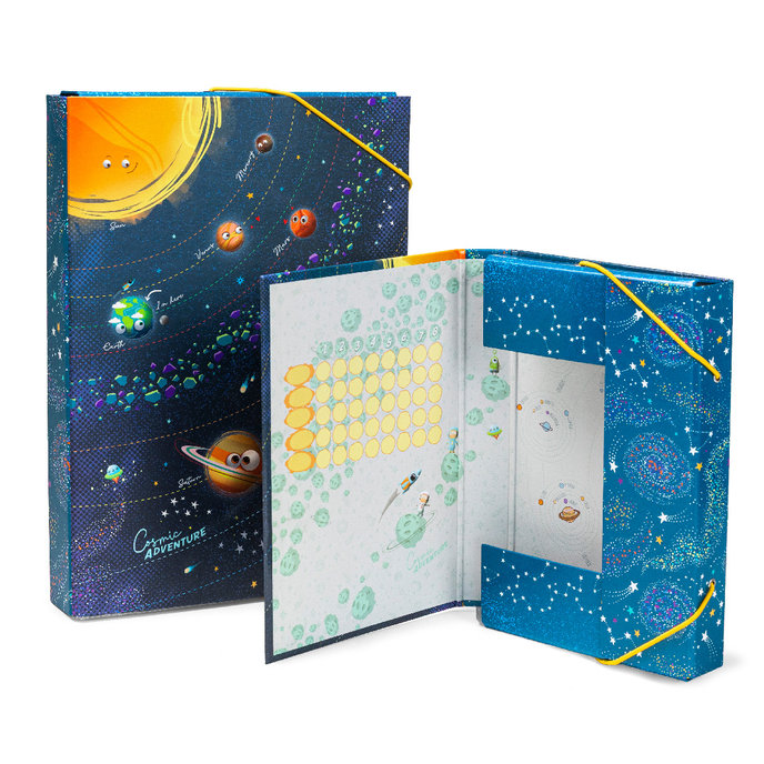 1231-0428 Box na sešity A4 Cosmic adventure