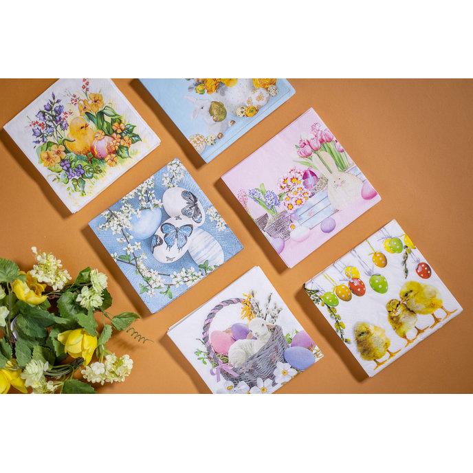 1903-0001 Papírové ubrousky, Velikonoce