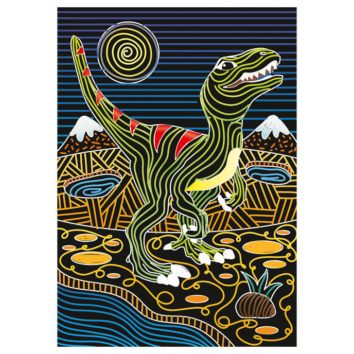 1936-0003 Kreativní sada - Škrabací obrázky