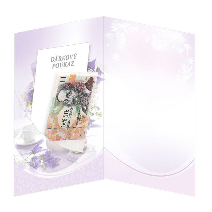 15-6393 Blahopřání gratulační a na peníze CZ/Poděkování