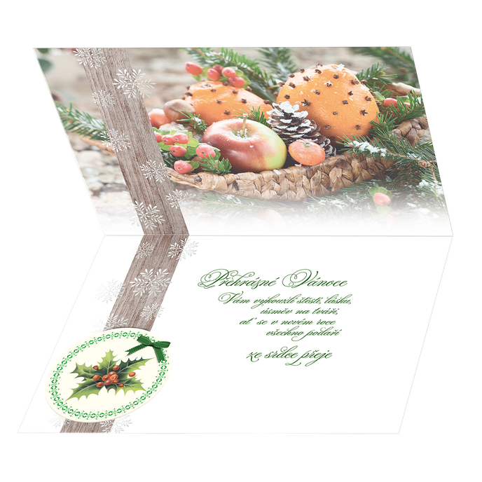 71-9005c Vánoční přání 3D CZ