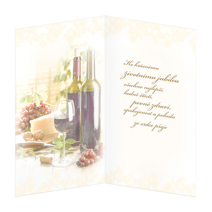 15-6437 Blahopřání gratulační  CZ/90