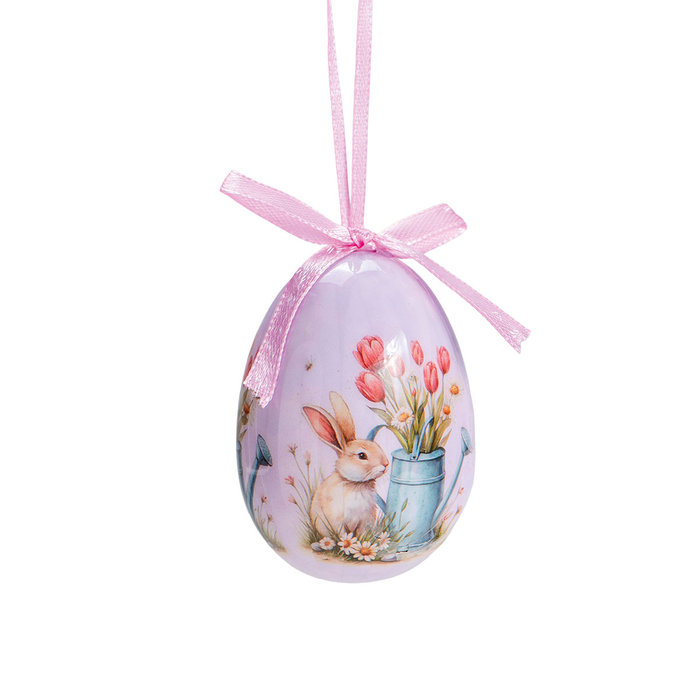 2346-0008 Velikonoční dekorace - kraslice, v. 75 mm, bal. 4 ks