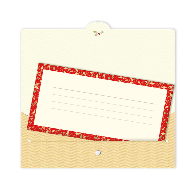 81-6031 Obálka s kartičkou, vánoční