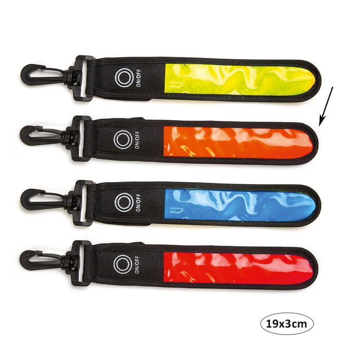 8109-0002 LED reflective pendant with clip,orange