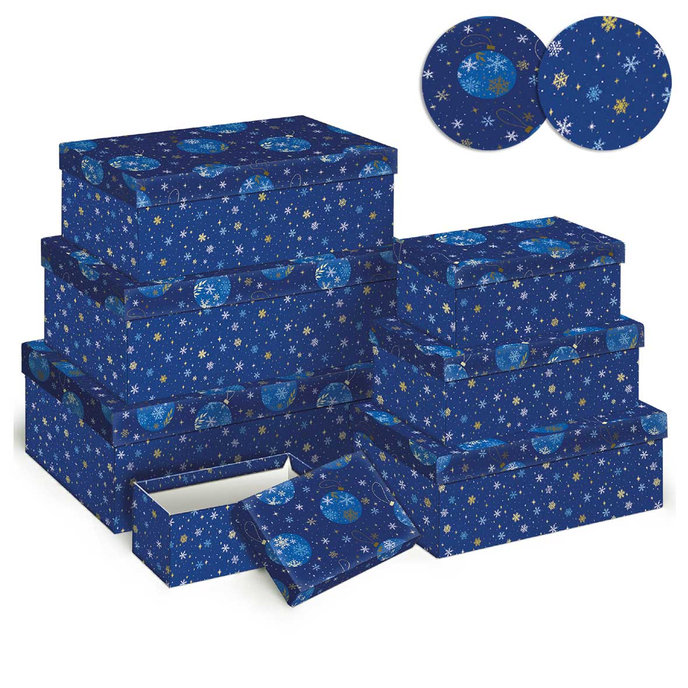 2500-1180 Dárková krabice, set 7ks