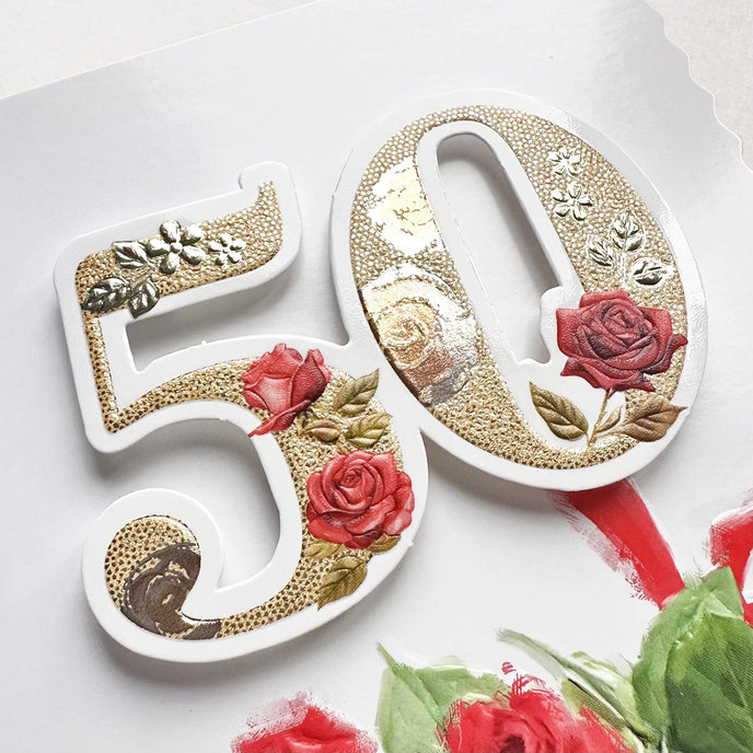 15-6565 Blahopřání gratulační  CZ/50