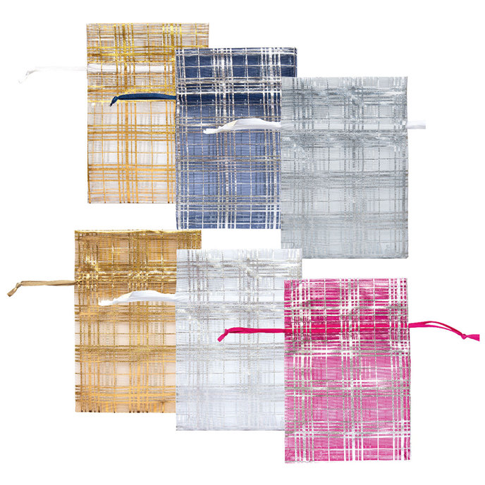 2007-0019 Organzový sáček s ražbou 17x26cm