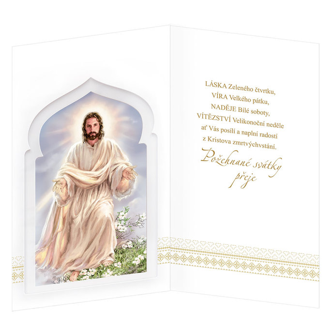 12-6018 Velikonoční přání CZ