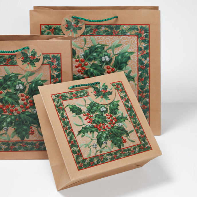 0885-0013 Dárková taška vánoční SQUARE