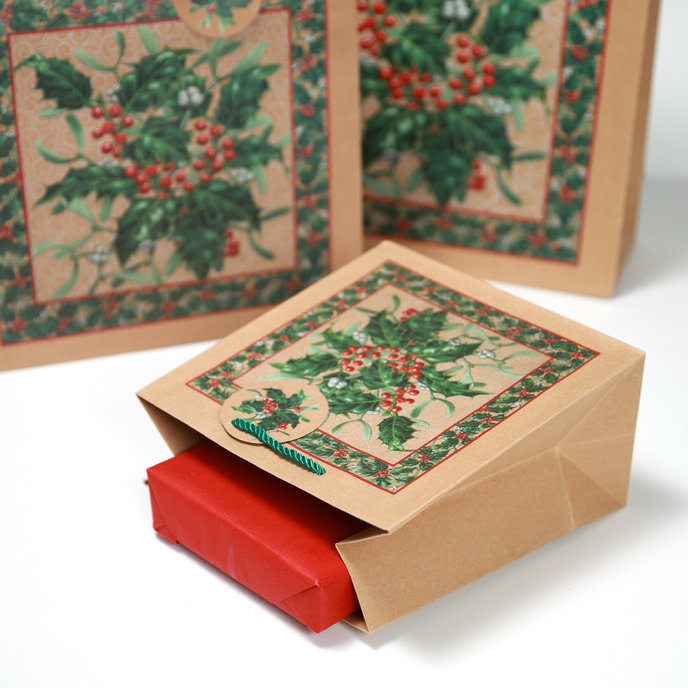 0885-0013 Dárková taška vánoční SQUARE