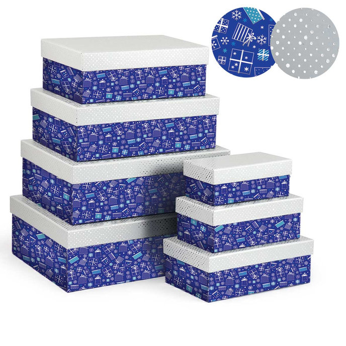 2500-8148 Dárková krabice, set 7ks