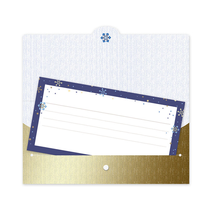 81-6014 Obálka s kartičkou, vánoční