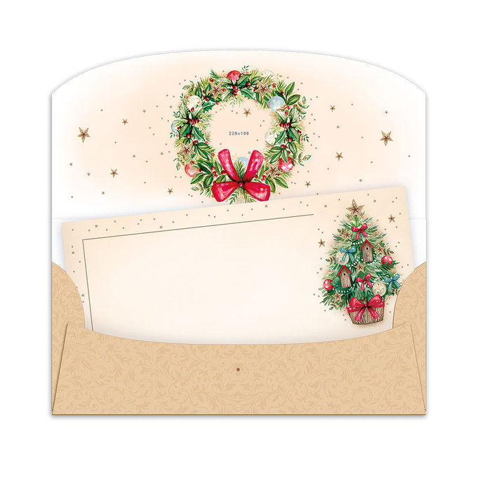 91-6001 Obálka na voucher, vánoční