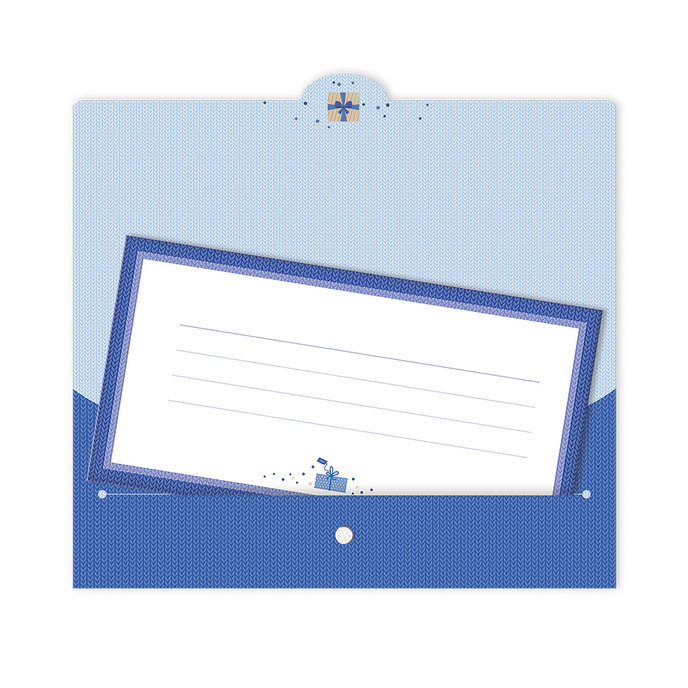 81-6027 Obálka s kartičkou, vánoční