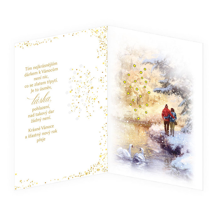 71-8016 Vánoční přání hudební CZ