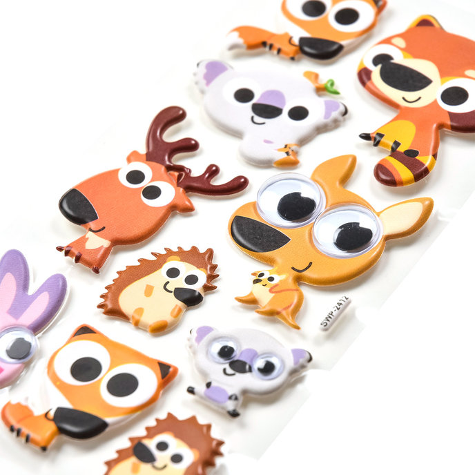 2604-0003 Decorative Stickers Funny & Puffy