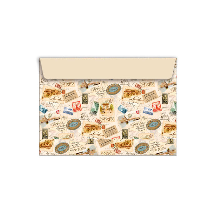 1085-C001 Obálka C5 s potiskem, mix 120ks