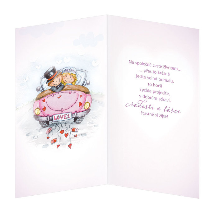 13-6154 Blahopřání svatební CZ