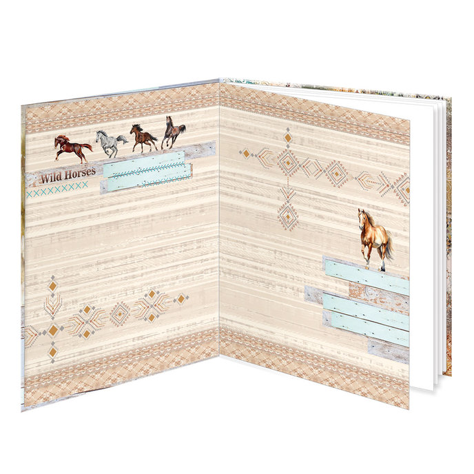 1431-0414 Památník 12,5x14,5cm Wild horses