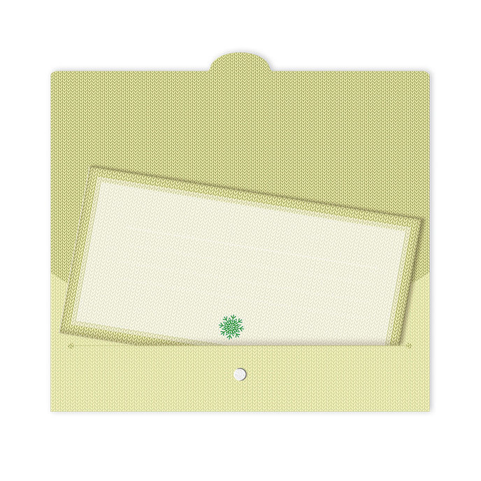 81-6029 Obálka s kartičkou, vánoční