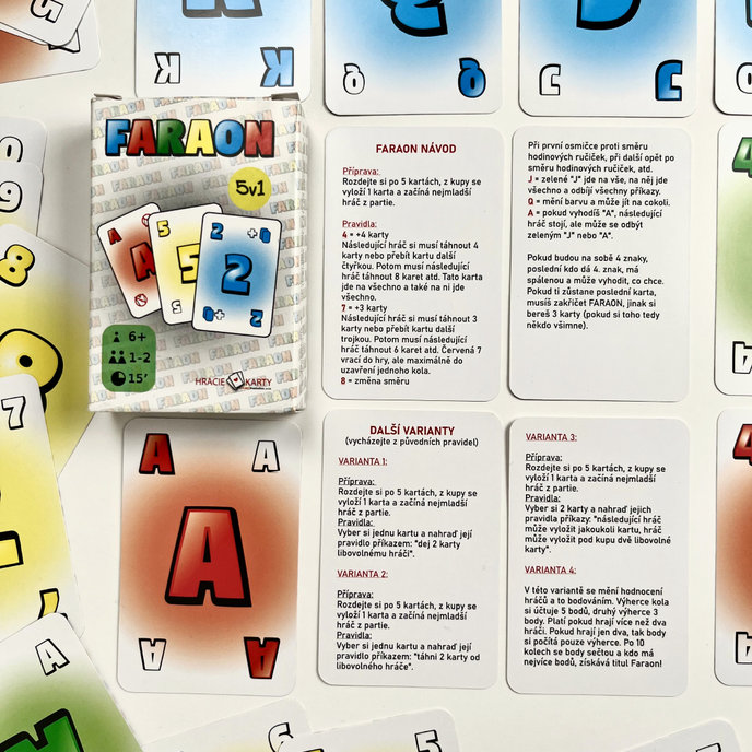 2201-0063 Hrací karty Faraon