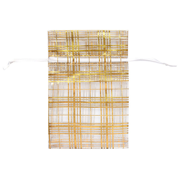 2007-0019 Organzový sáček s ražbou 17x26cm