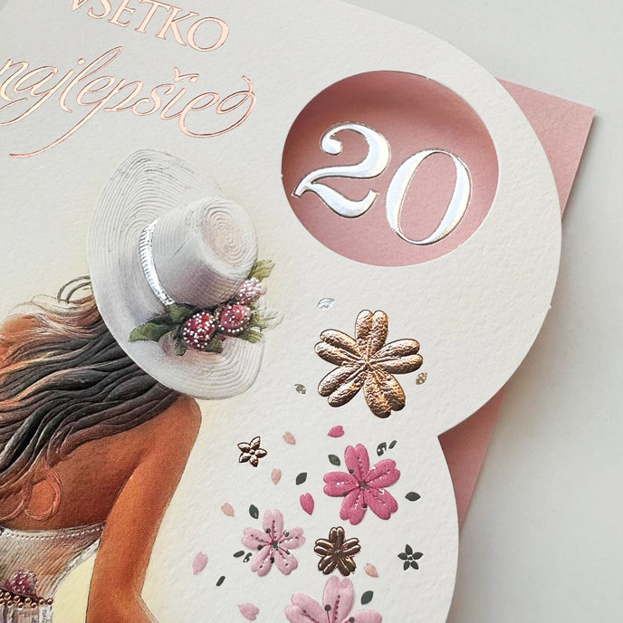 15-6582 Blahopřání gratulační  CZ/20