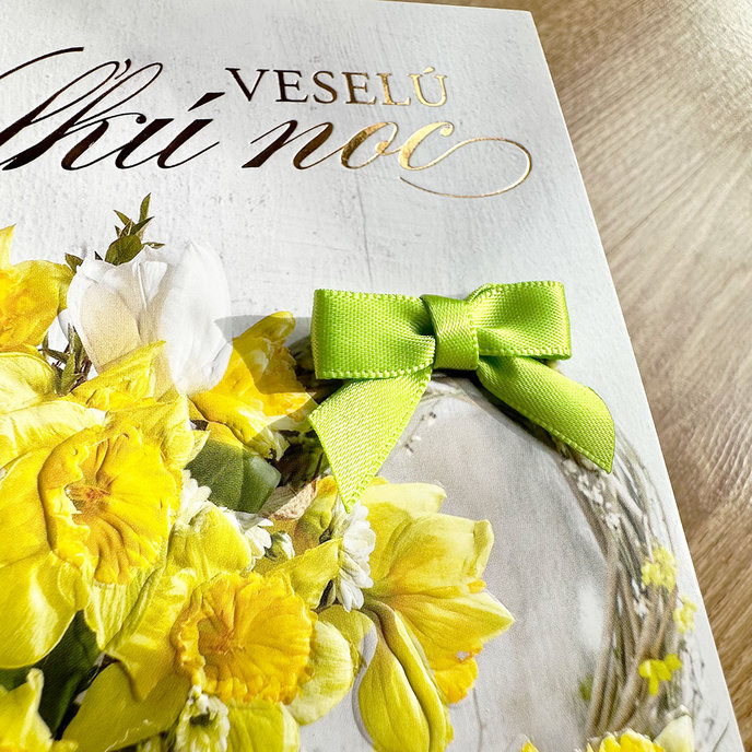 12-6023 Easter greeting card CZ