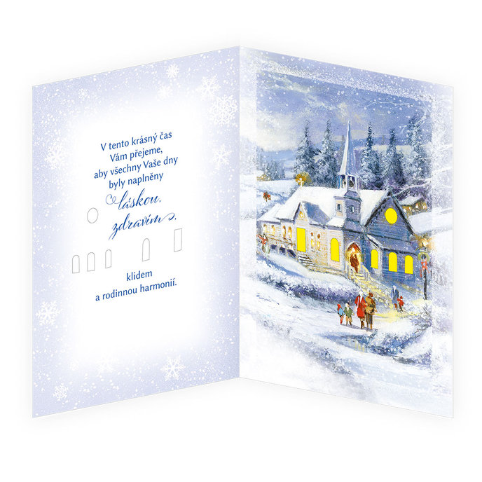 71-8015 Vánoční přání hudební CZ